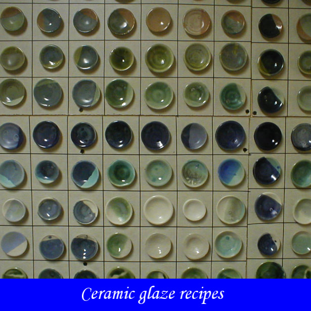 Antoinette Badenhorst shares her pottery glaze recipes on her website. 